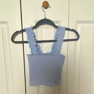 light blue hollister tank, never worn!